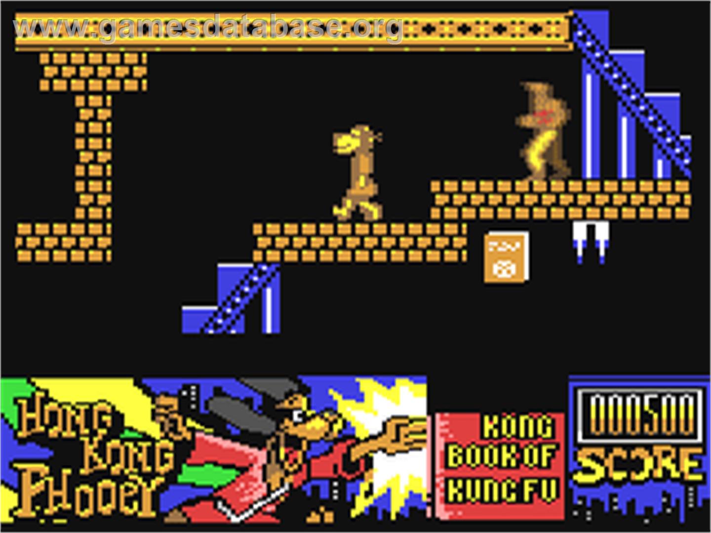 Hong Kong Phooey: No.1 Super Guy - Commodore 64 - Artwork - In Game