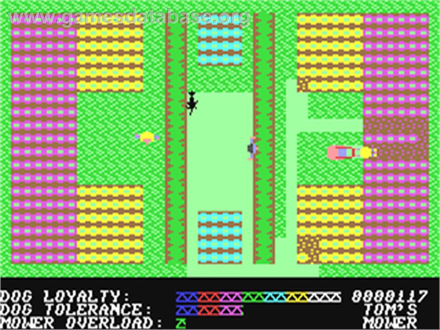 Hover Bovver - Commodore 64 - Artwork - In Game