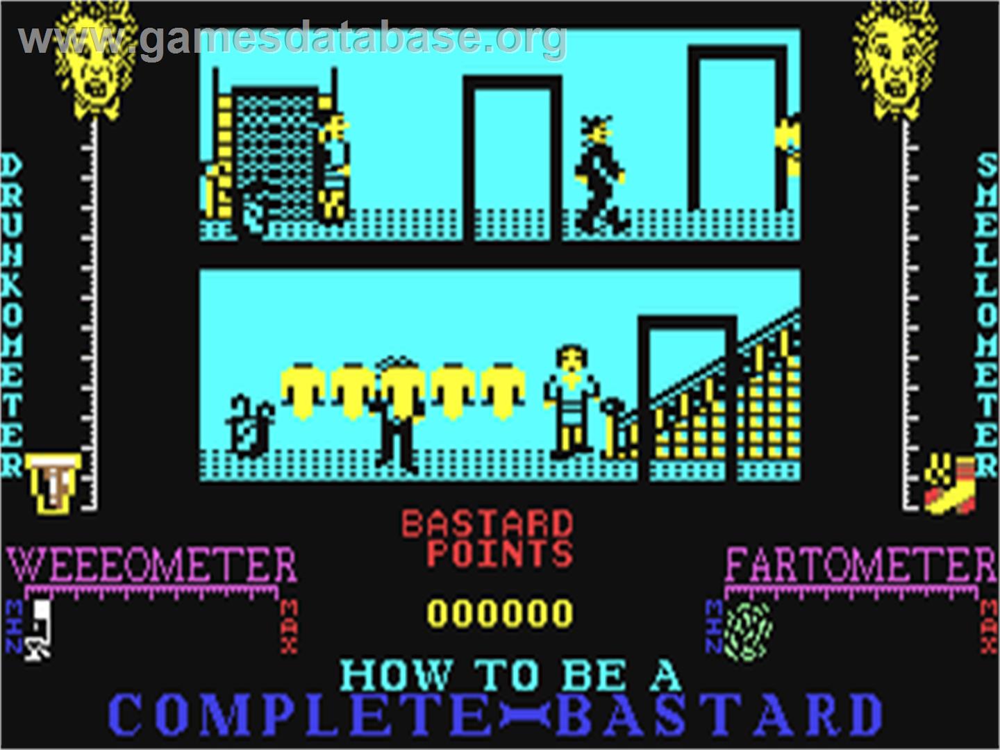 How to be a Complete Bastard - Commodore 64 - Artwork - In Game