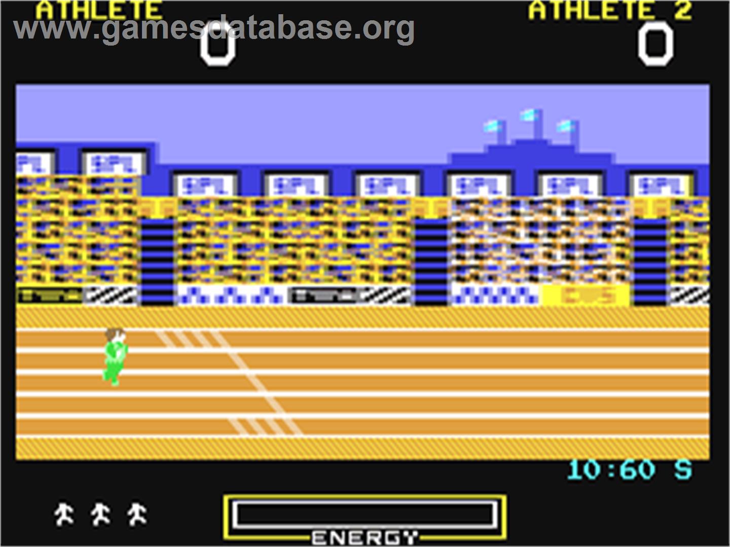 Hunchback at the Olympics - Commodore 64 - Artwork - In Game