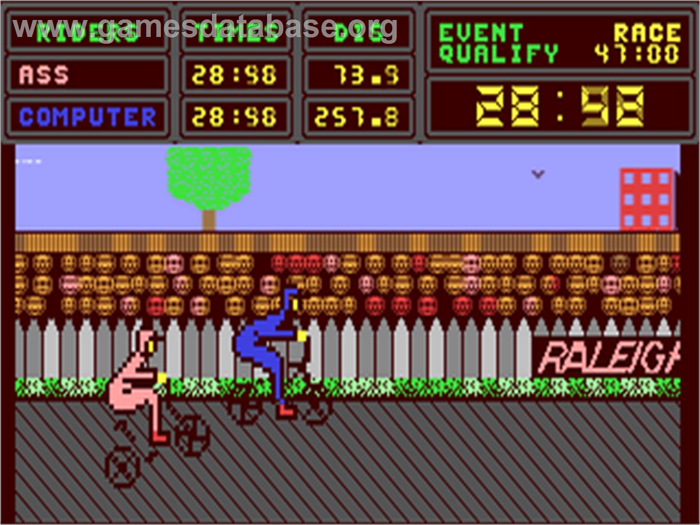 Hyper Biker - Commodore 64 - Artwork - In Game