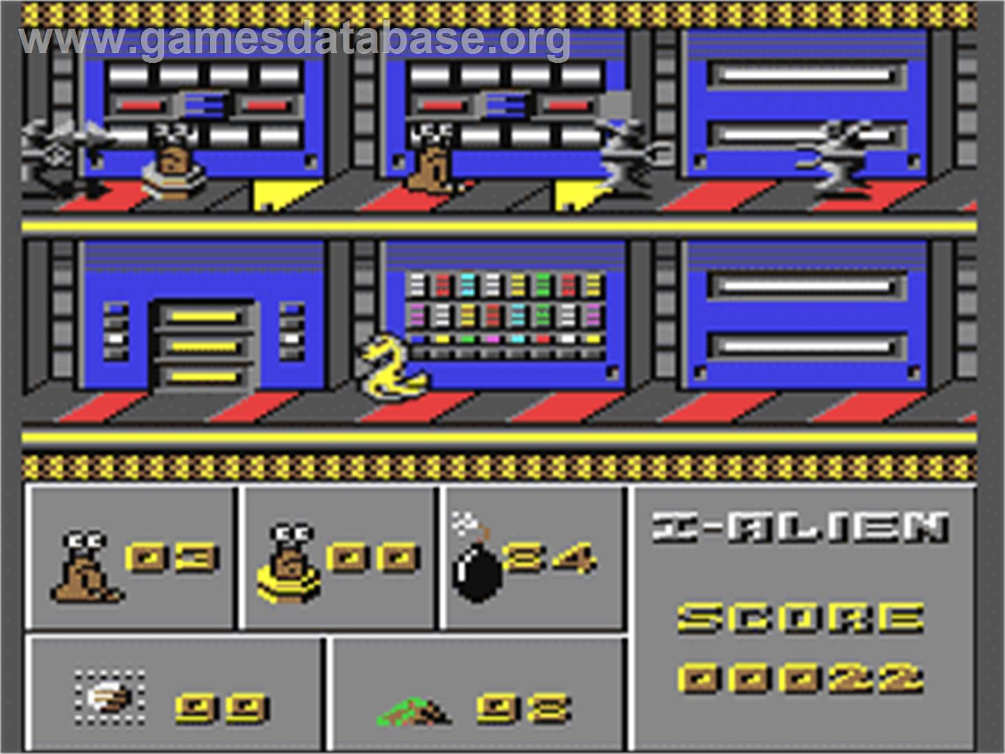 I-Alien - Commodore 64 - Artwork - In Game