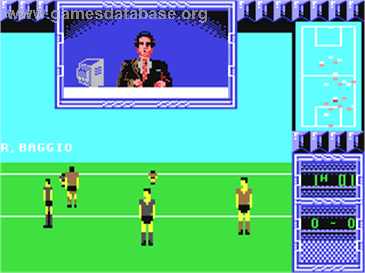 I Play: Football Champ. - Commodore 64 - Artwork - In Game