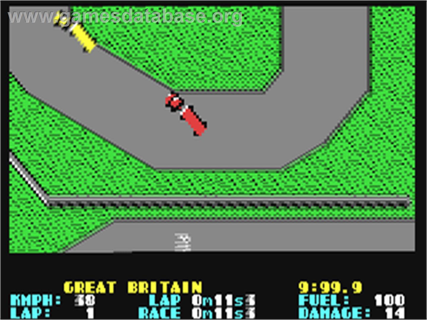 International Truck Racing - Commodore 64 - Artwork - In Game