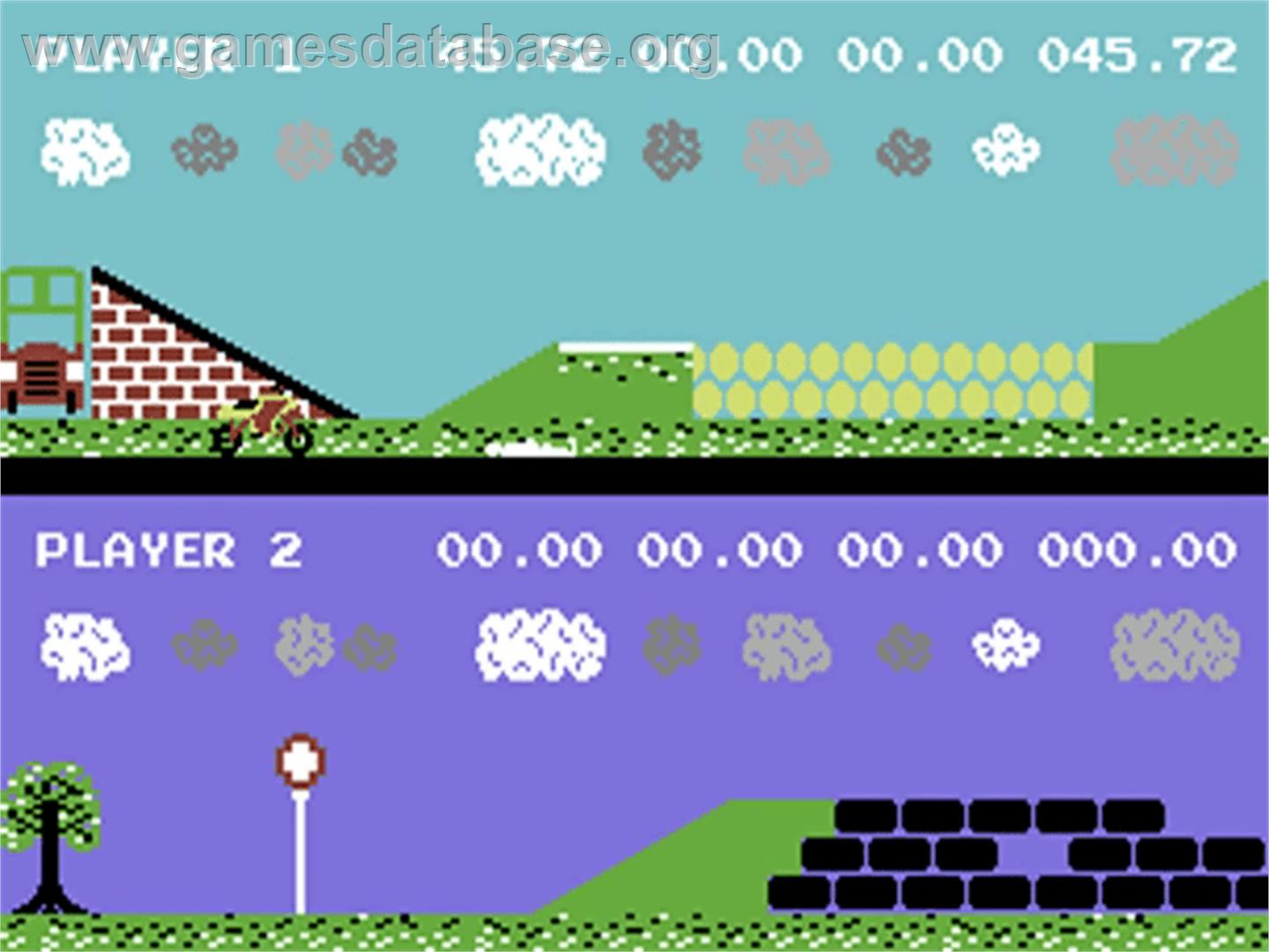 Kikstart: Off-Road Simulator - Commodore 64 - Artwork - In Game