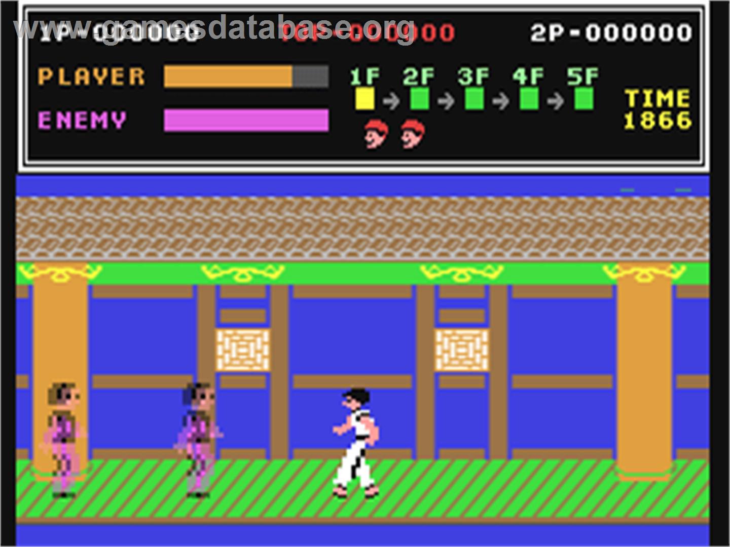 Kung-Fu Master - Commodore 64 - Artwork - In Game