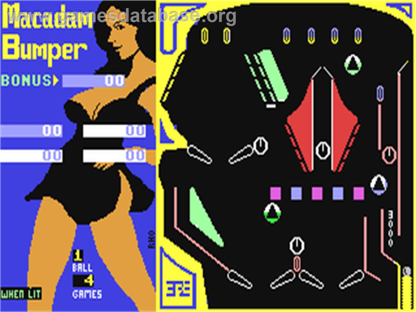 Macadam Bumper - Commodore 64 - Artwork - In Game