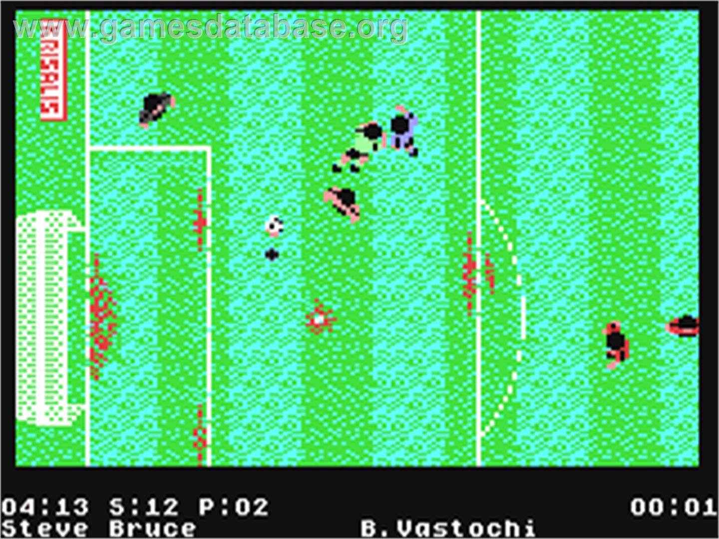 Manchester United Europe - Commodore 64 - Artwork - In Game