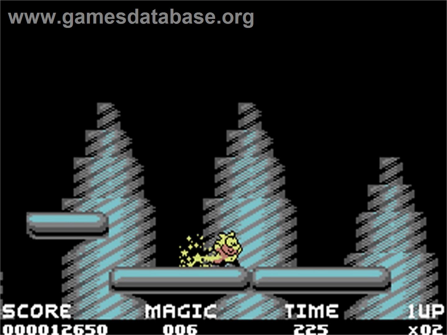 Mayhem in Monsterland - Commodore 64 - Artwork - In Game