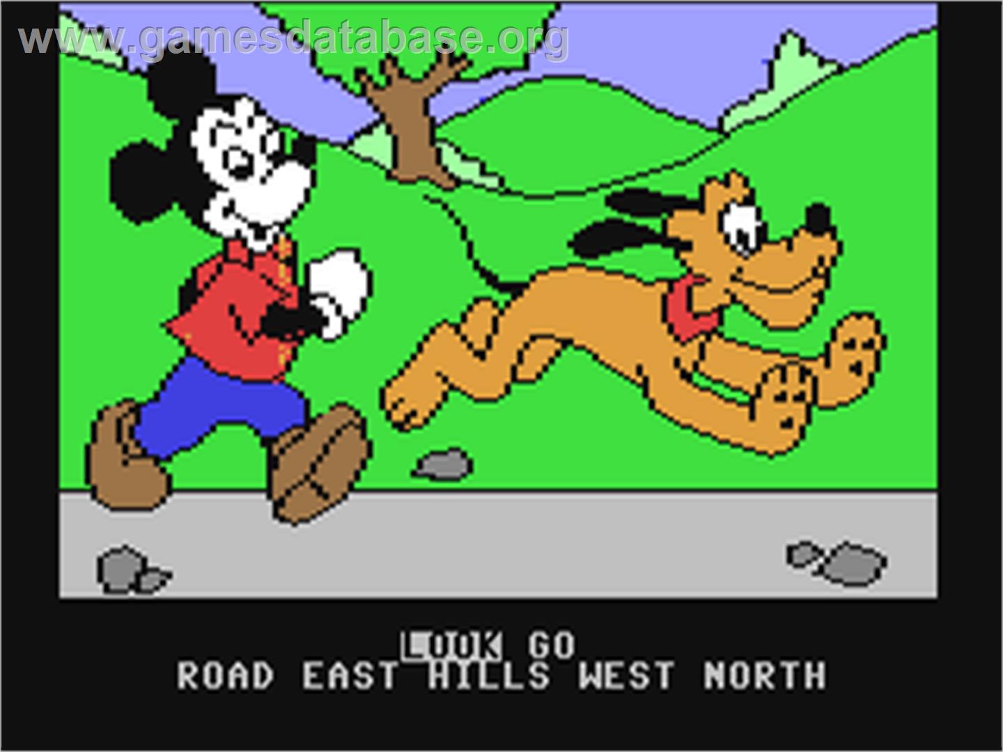 Mickey's Space Adventure - Commodore 64 - Artwork - In Game