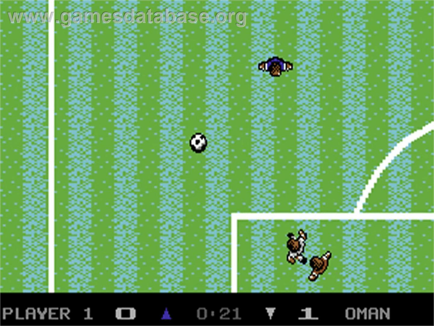 Microprose Pro Soccer - Commodore 64 - Artwork - In Game