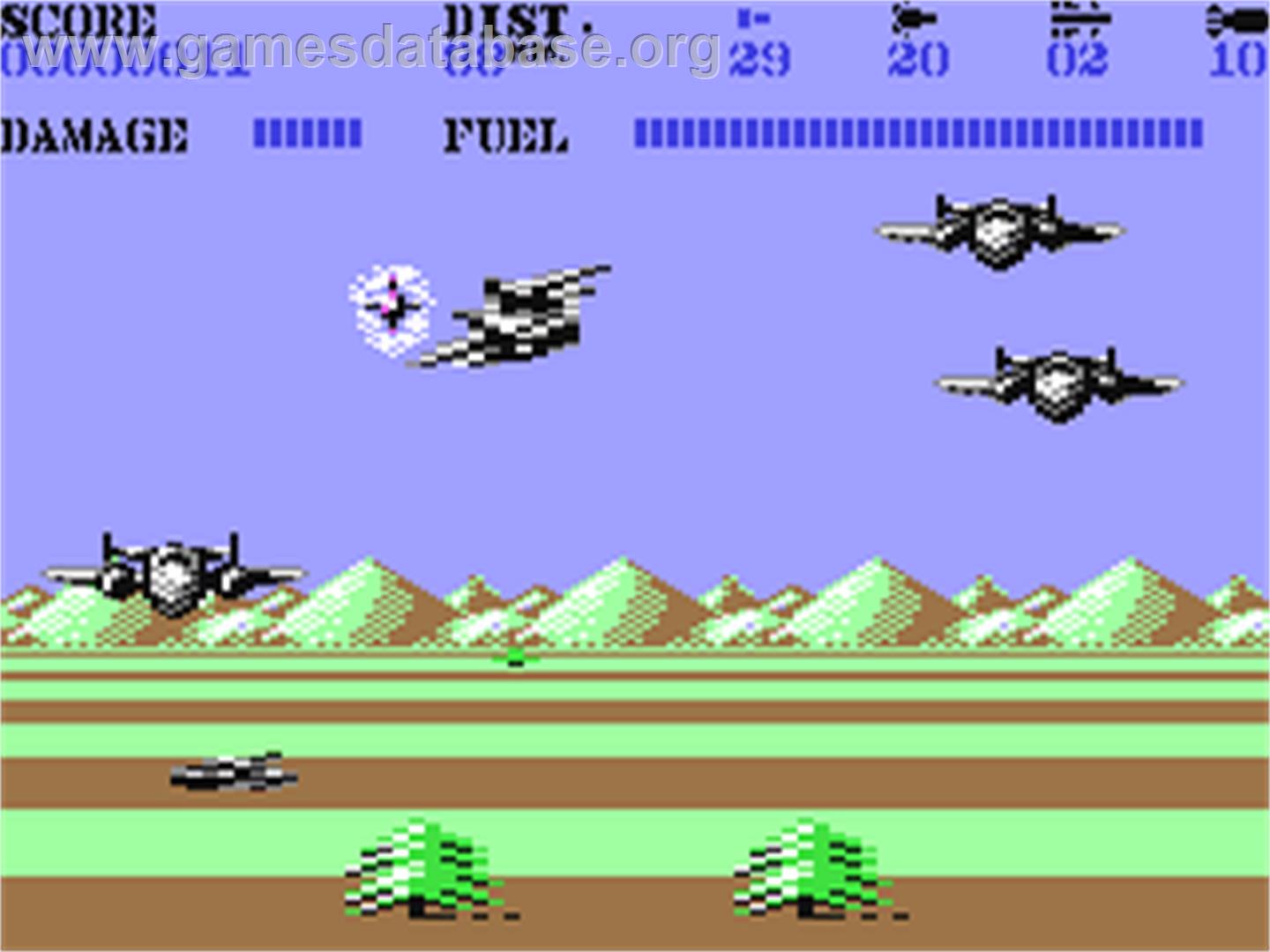 Mig-29 Soviet Fighter - Commodore 64 - Artwork - In Game