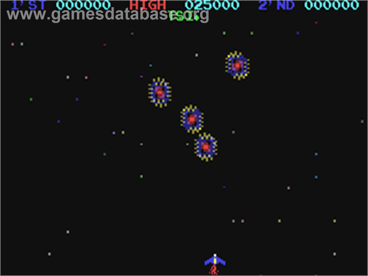 Moon Cresta - Commodore 64 - Artwork - In Game