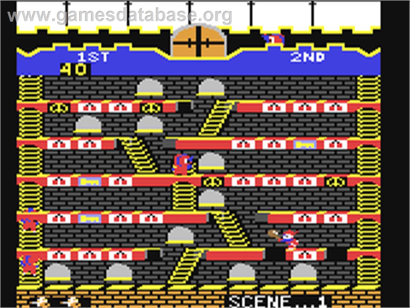 Mr. Do!'s Castle - Commodore 64 - Artwork - In Game