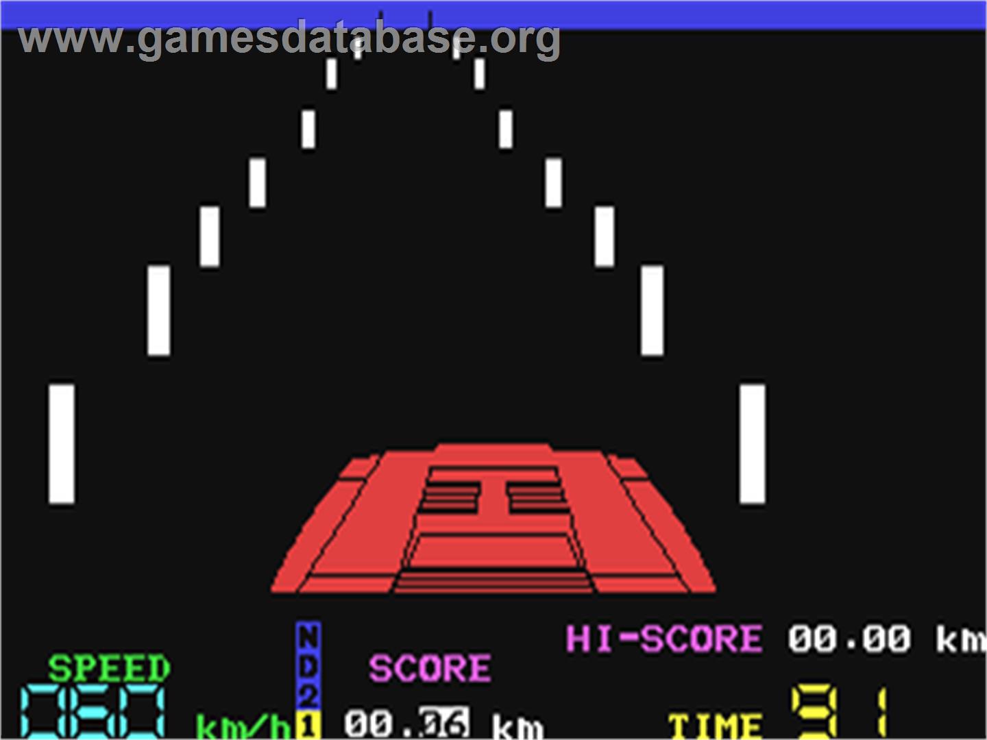 Night Driver - Commodore 64 - Artwork - In Game