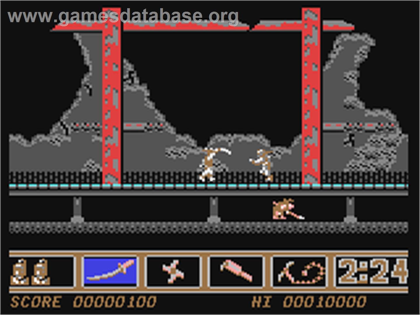 Ninja Spirit - Commodore 64 - Artwork - In Game