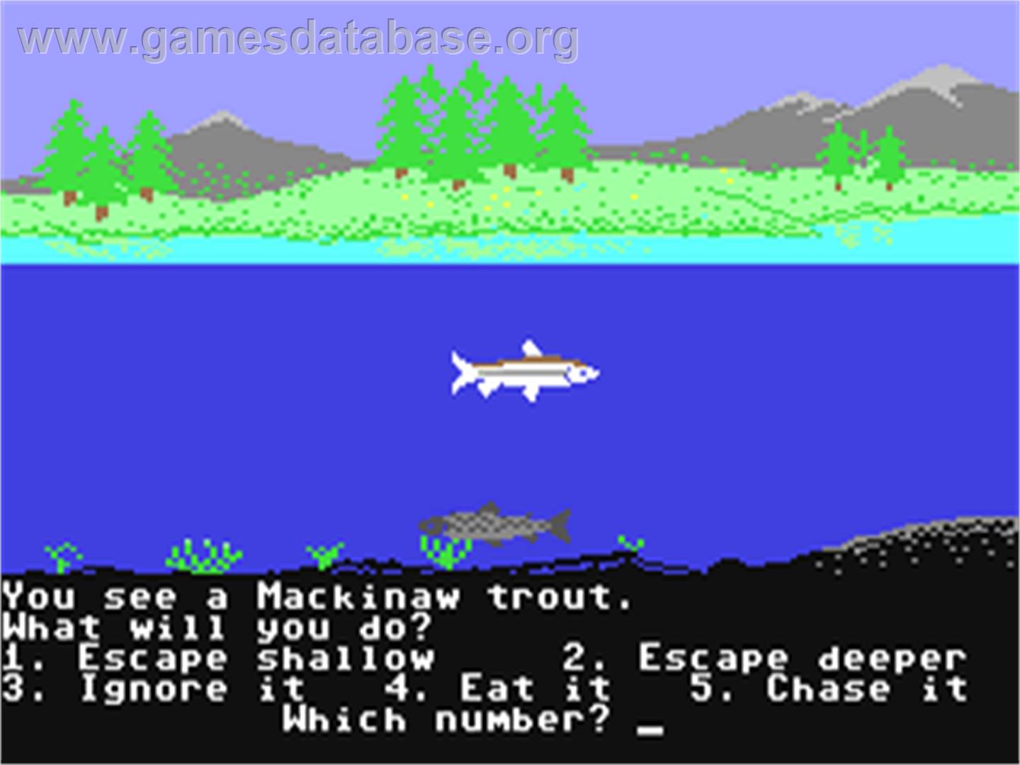 Odell Lake - Commodore 64 - Artwork - In Game