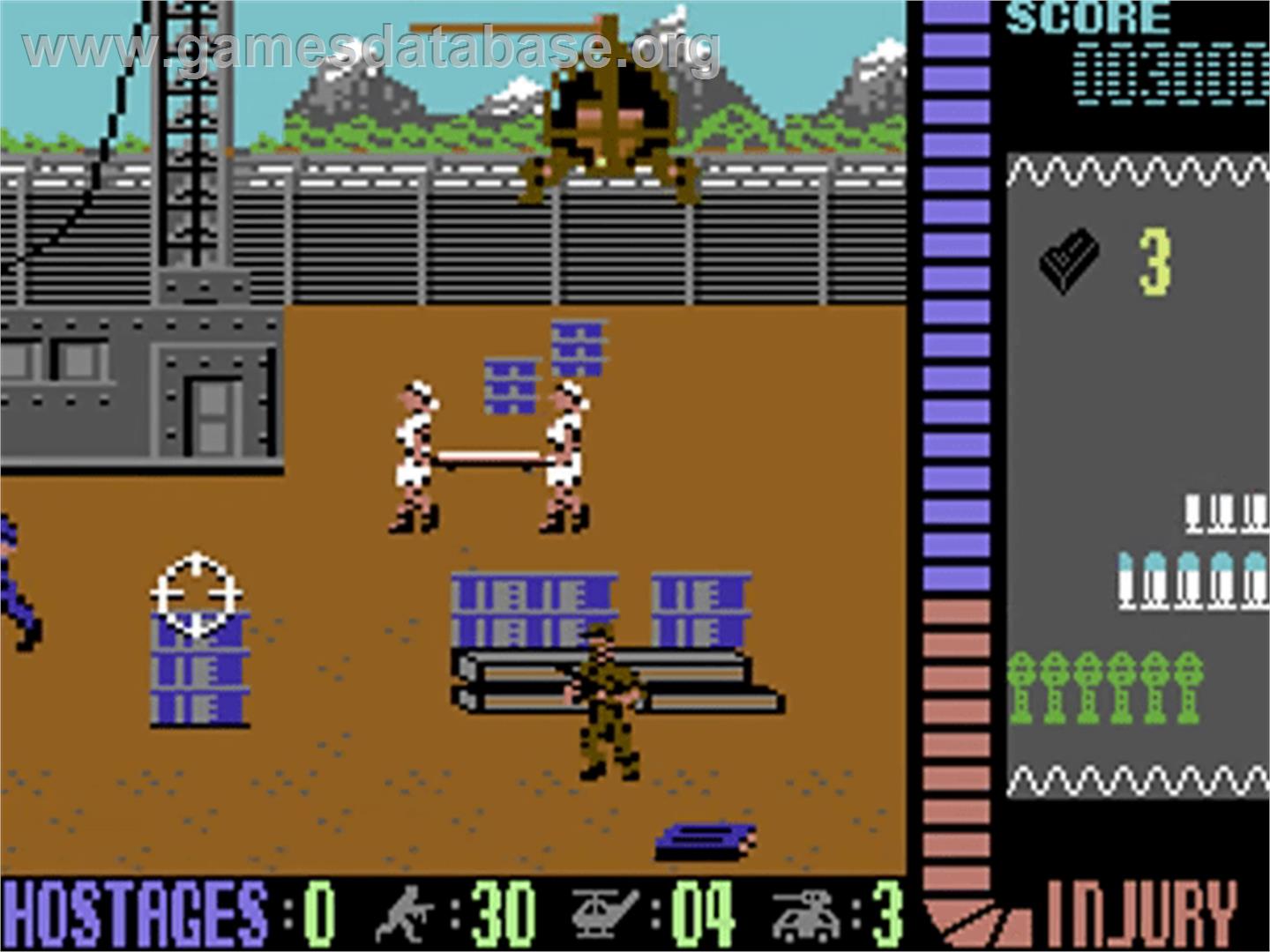 Operation Wolf - Commodore 64 - Artwork - In Game