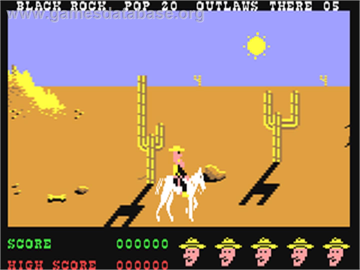 Outlaws - Commodore 64 - Artwork - In Game