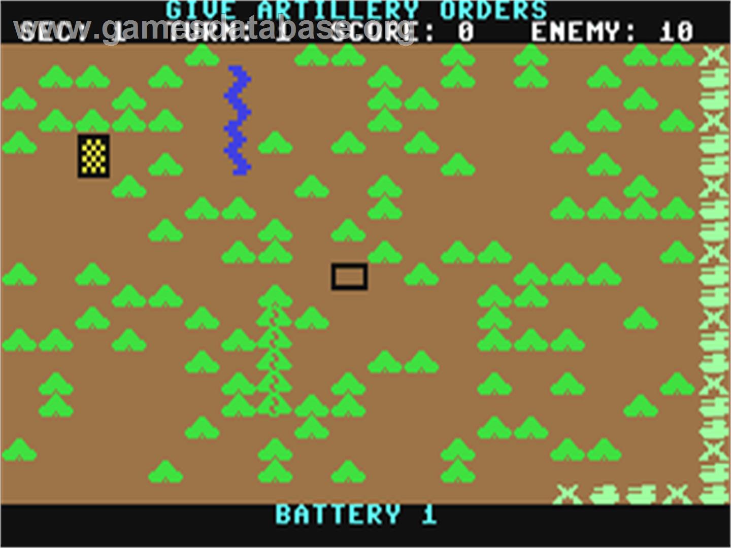Panzer-Jagd - Commodore 64 - Artwork - In Game