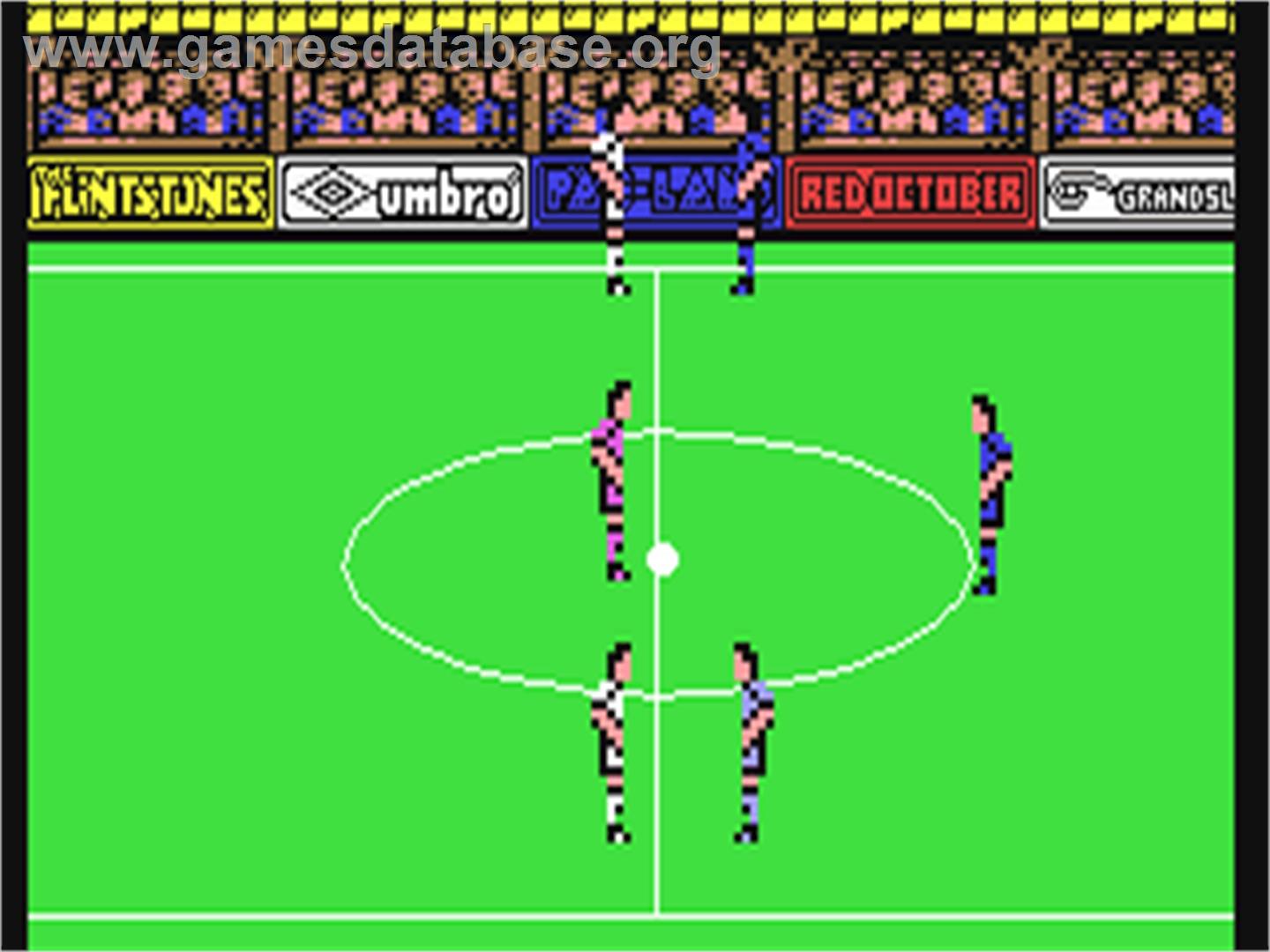 Peter Beardsley's International Football - Commodore 64 - Artwork - In Game