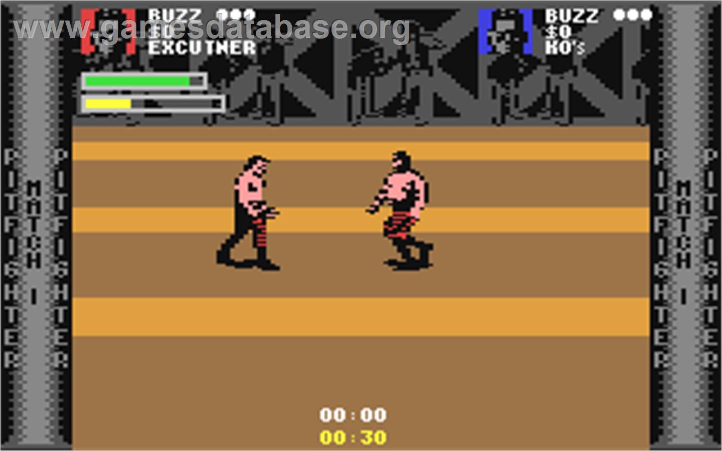 Pit-Fighter - Commodore 64 - Artwork - In Game