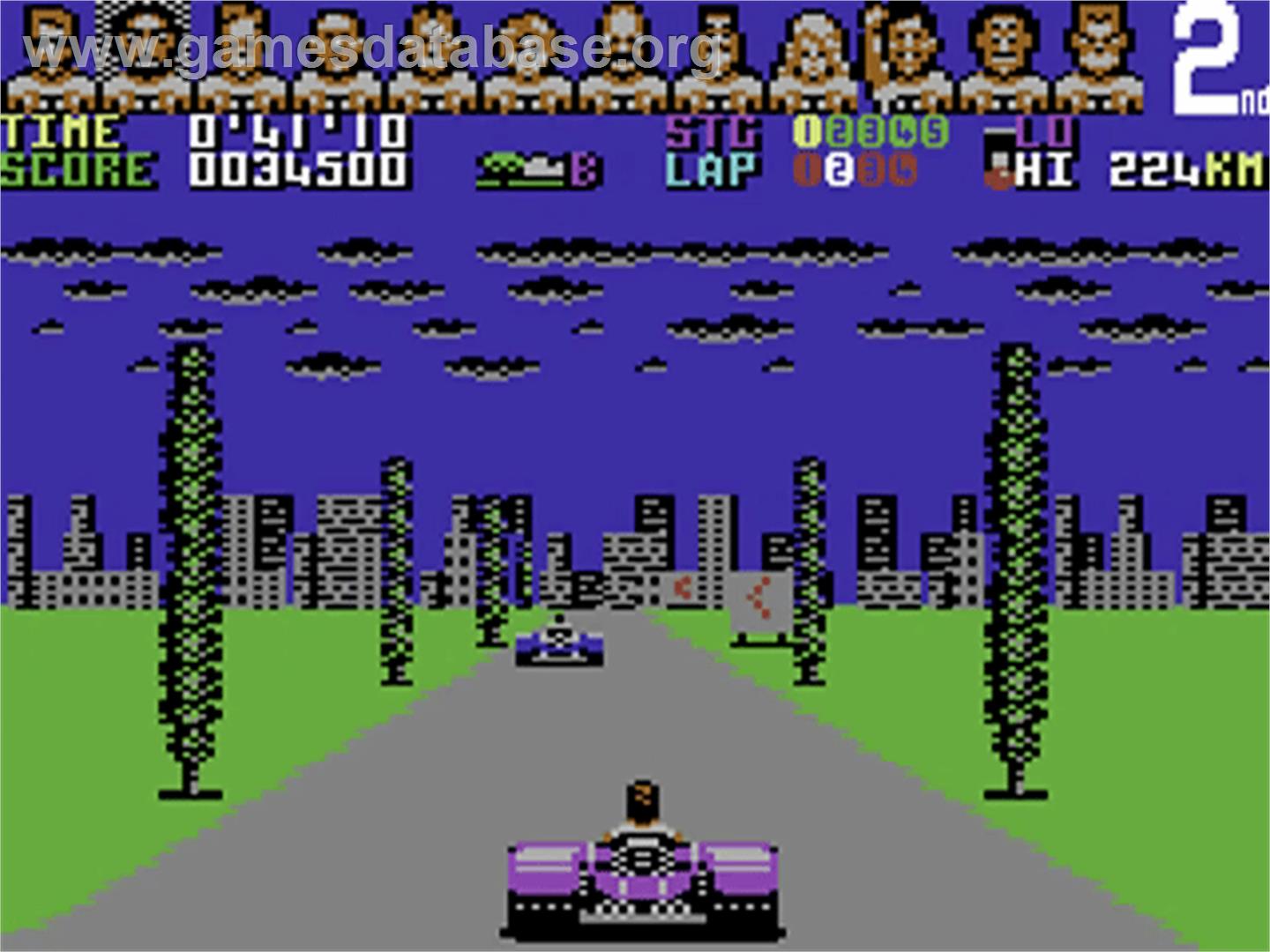 Power Drift - Commodore 64 - Artwork - In Game