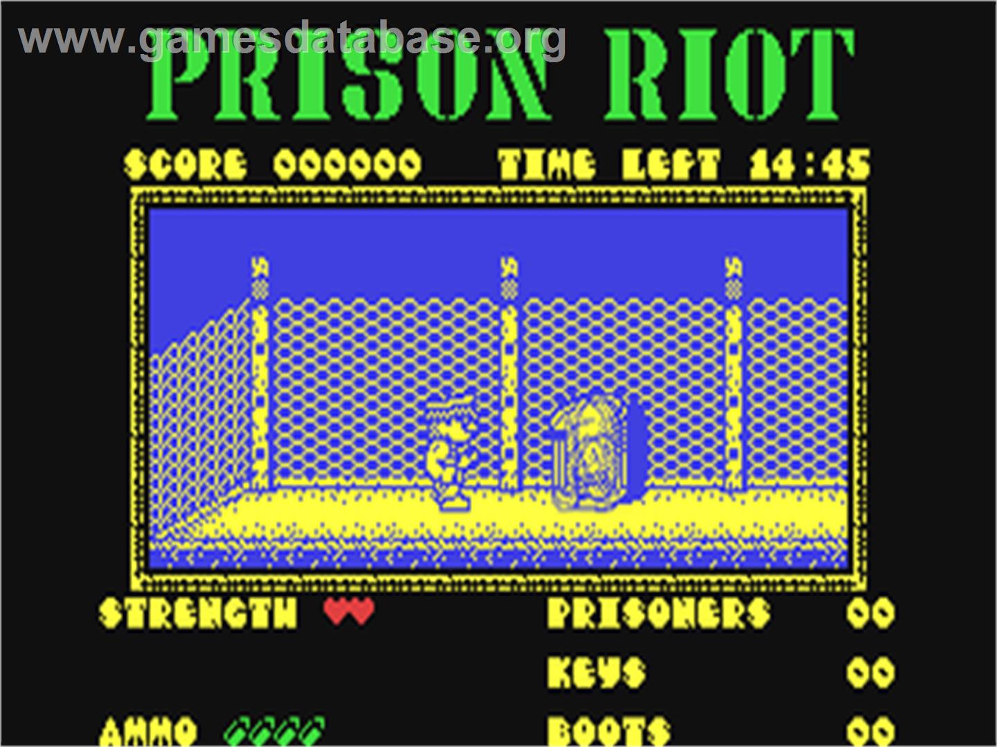 Prison Riot - Commodore 64 - Artwork - In Game