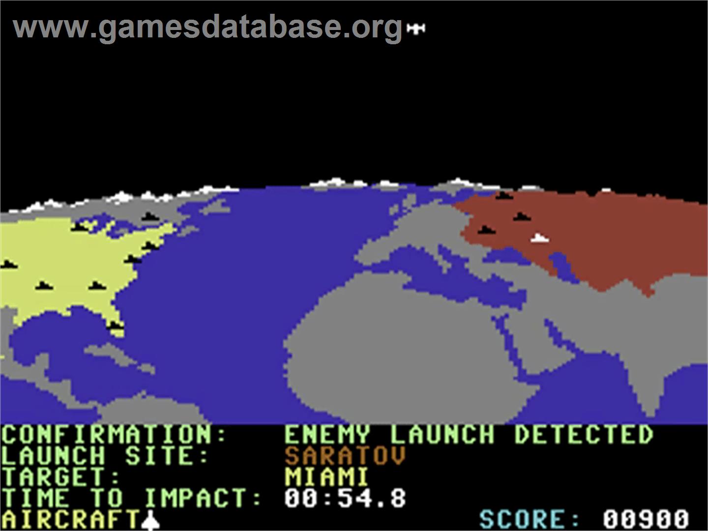 Raid Over Moscow - Commodore 64 - Artwork - In Game