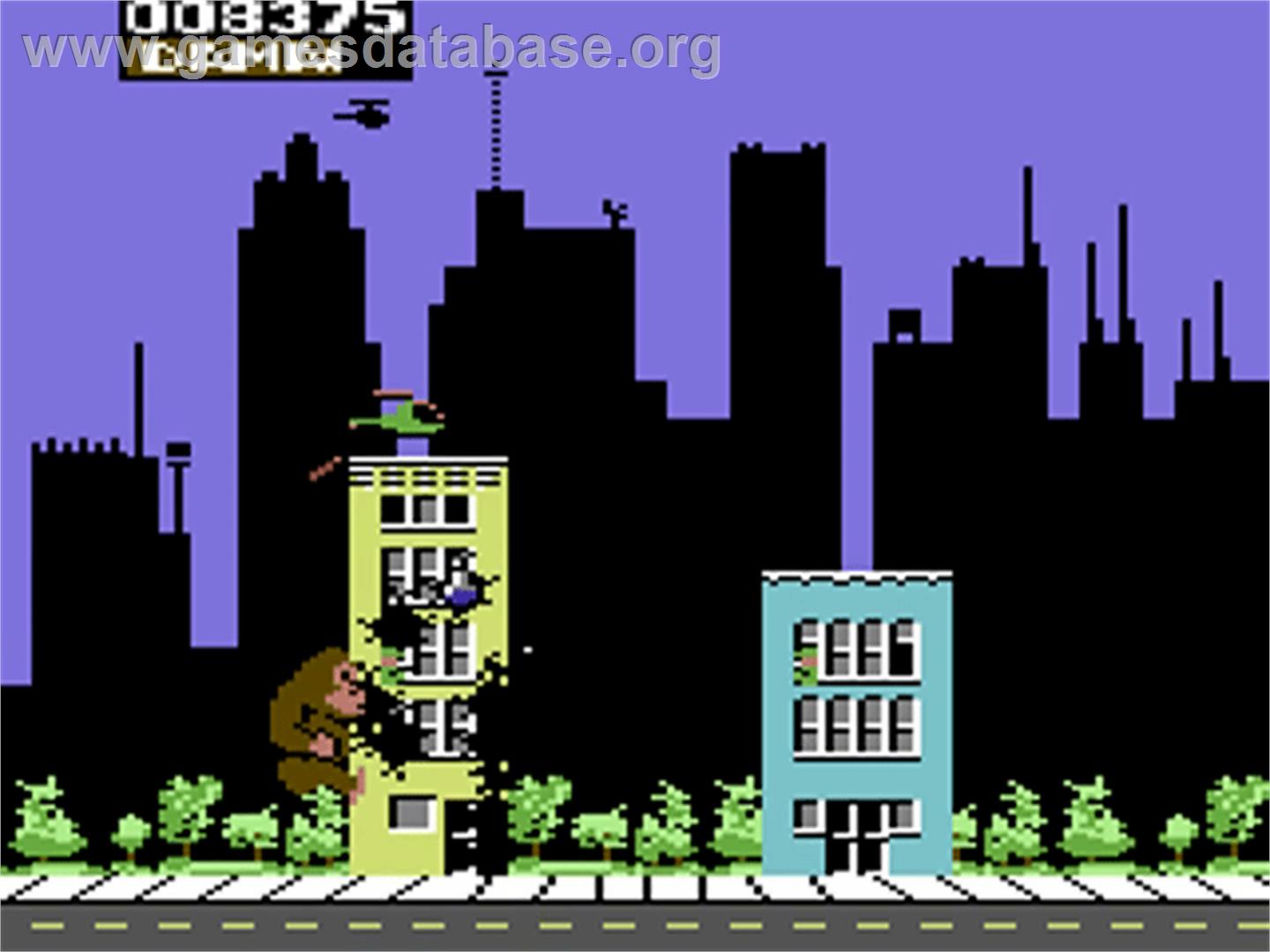 Rampage - Commodore 64 - Artwork - In Game