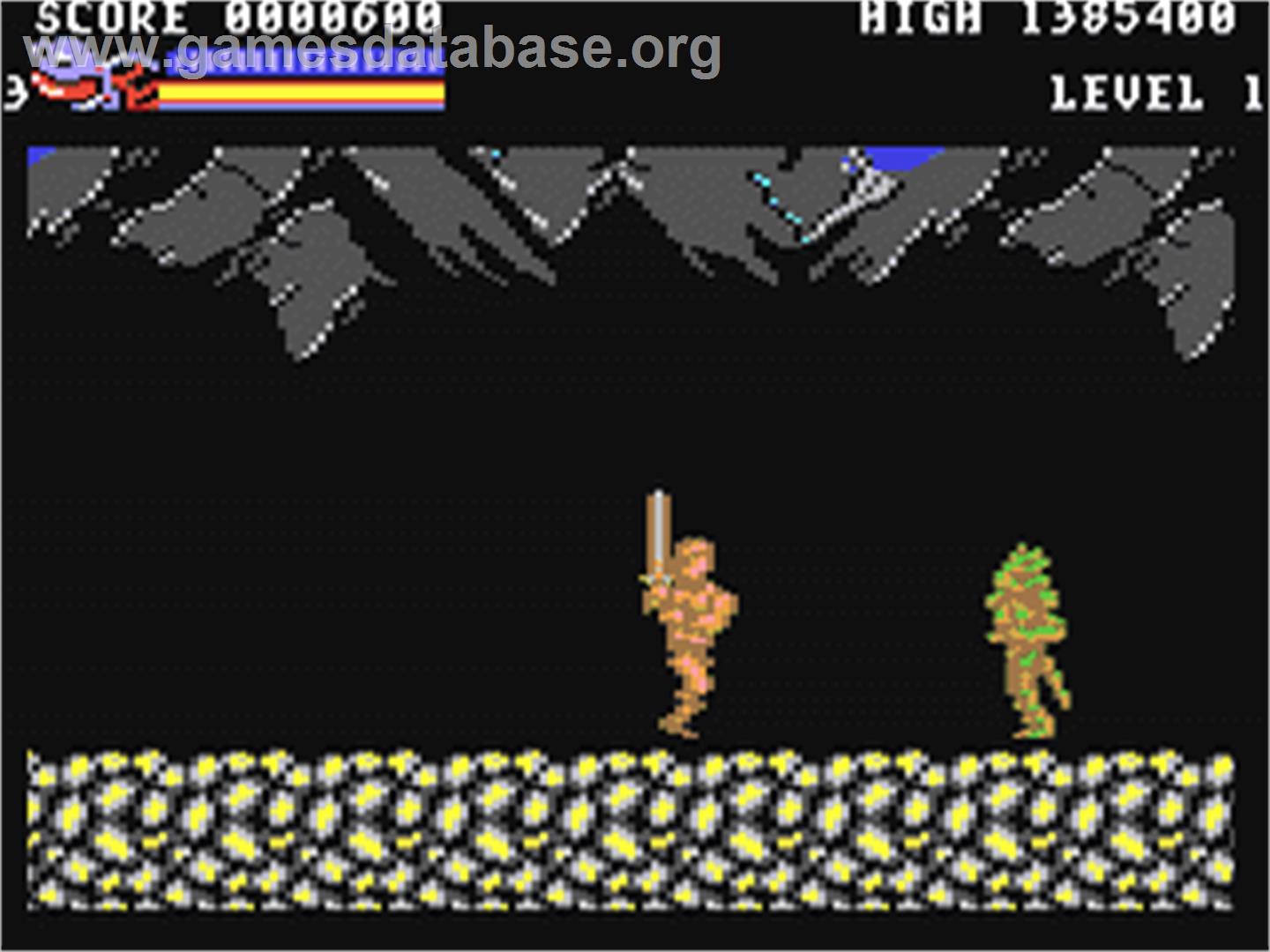 Rastan - Commodore 64 - Artwork - In Game