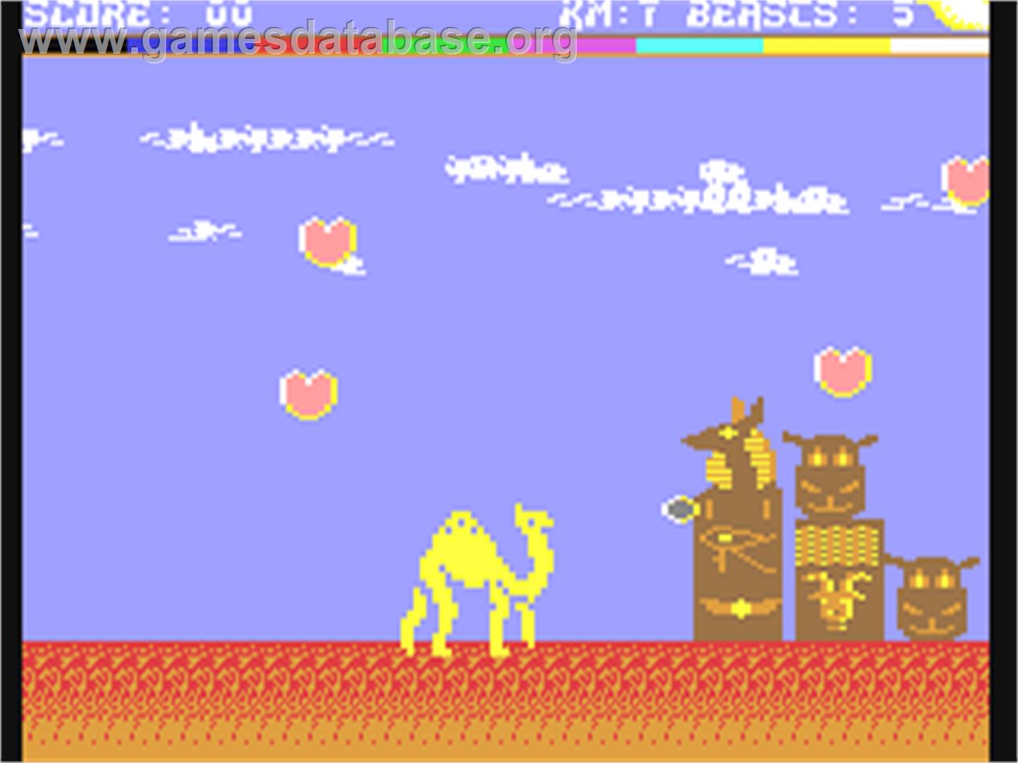 Return of the Mutant Camels - Commodore 64 - Artwork - In Game