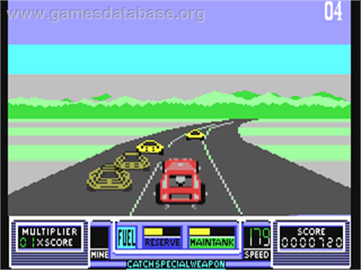 RoadBlasters - Commodore 64 - Artwork - In Game