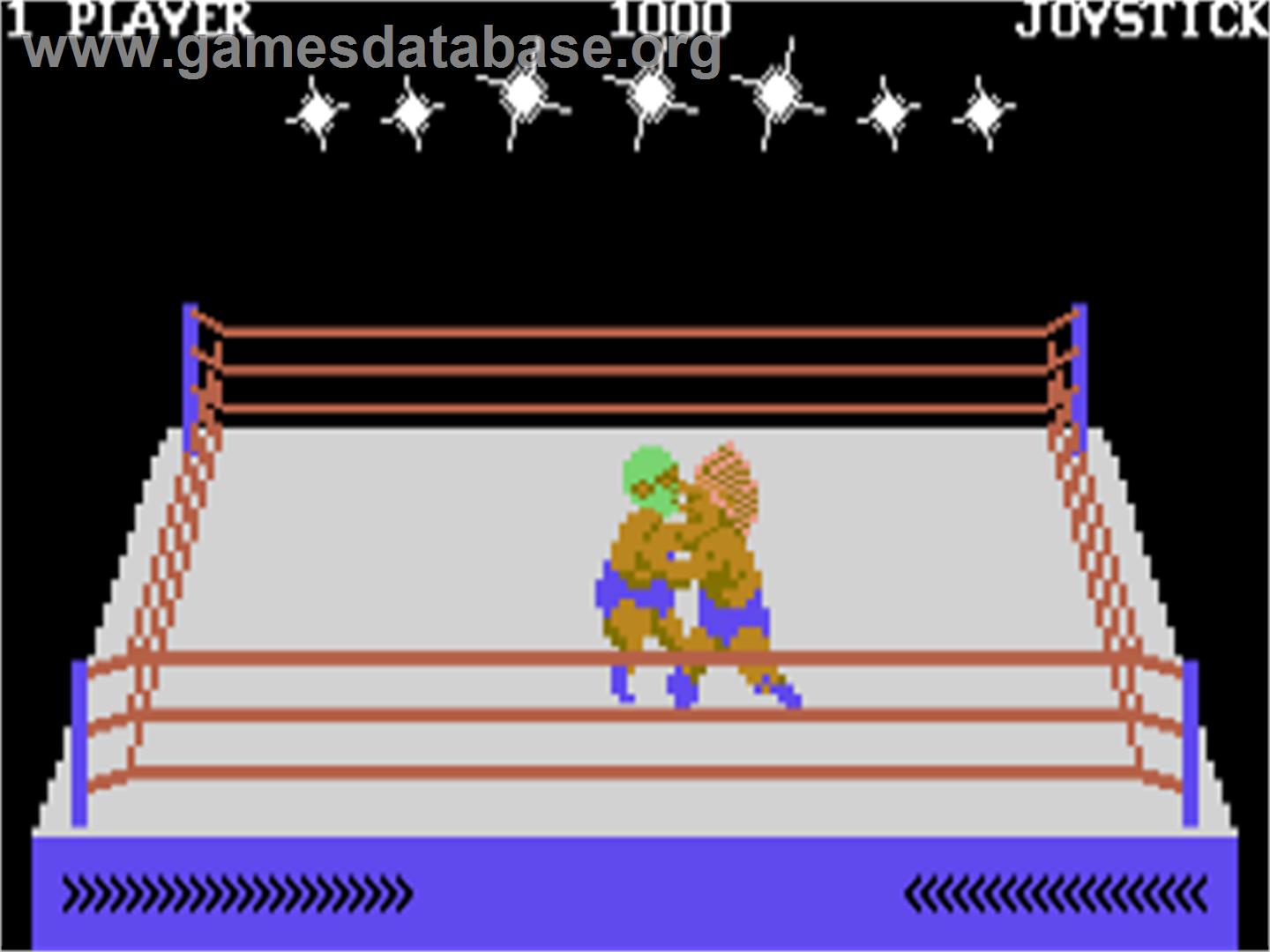 Rock'n Wrestle - Commodore 64 - Artwork - In Game