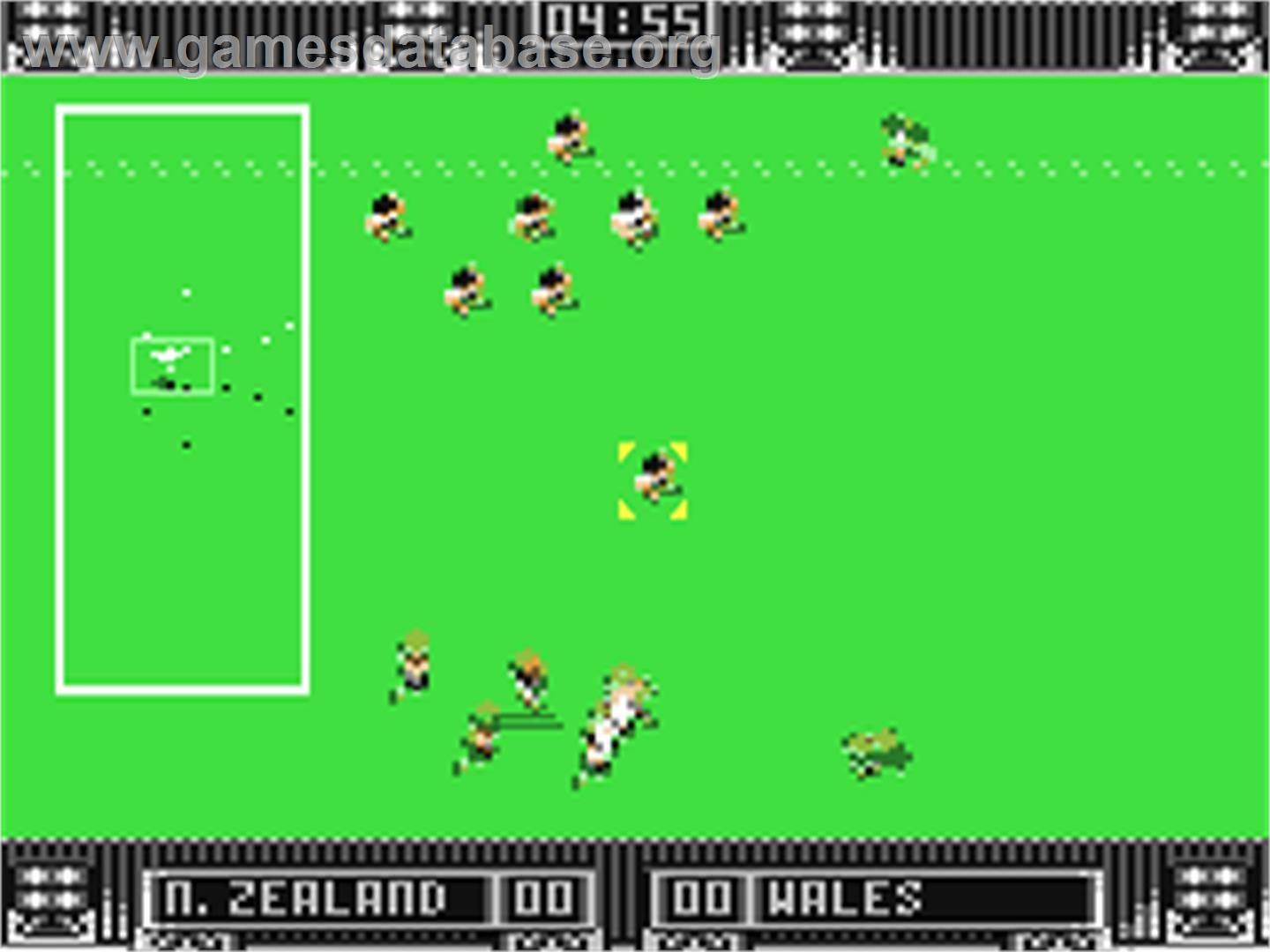 Rugby: The World Cup - Commodore 64 - Artwork - In Game