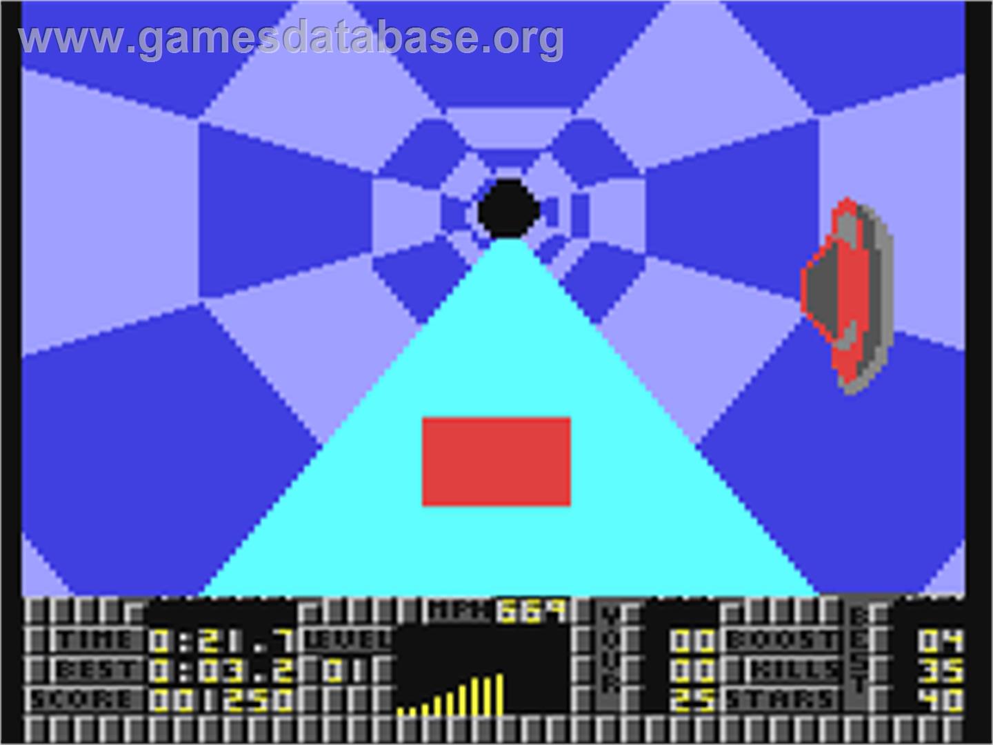 S.T.U.N. Runner - Commodore 64 - Artwork - In Game