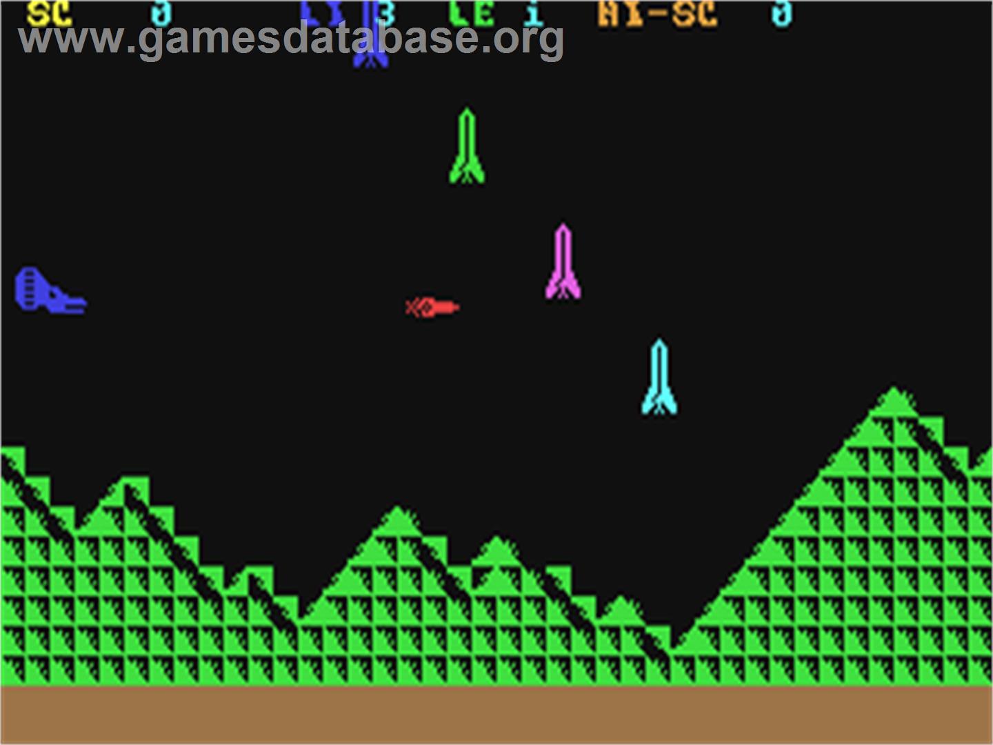 Scramble - Commodore 64 - Artwork - In Game