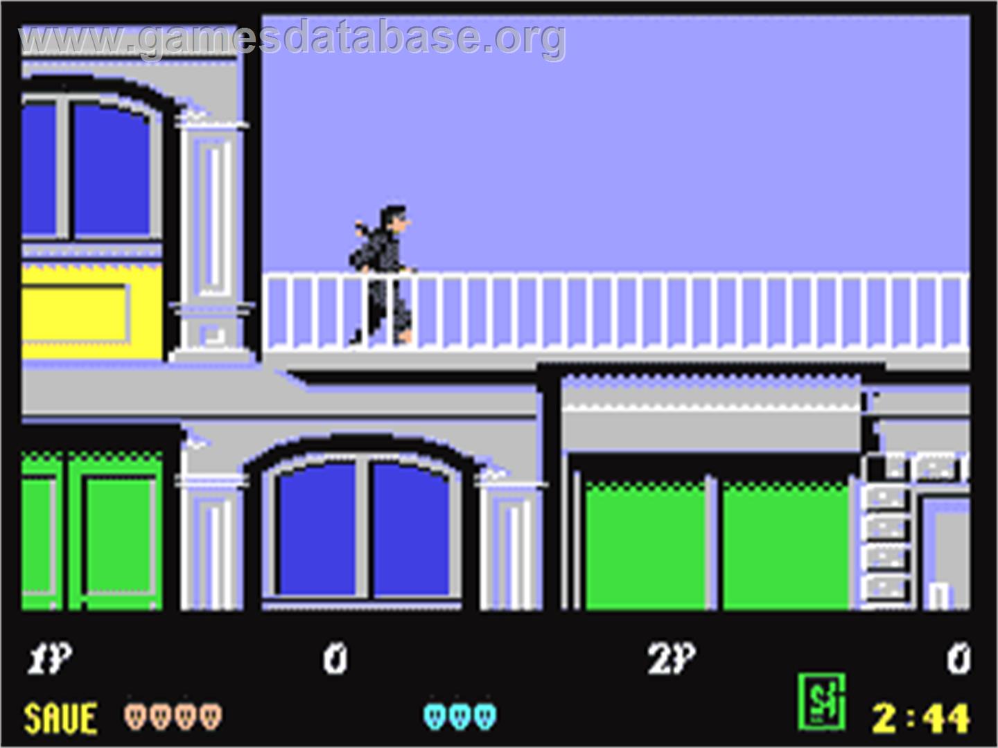 Shinobi - Commodore 64 - Artwork - In Game