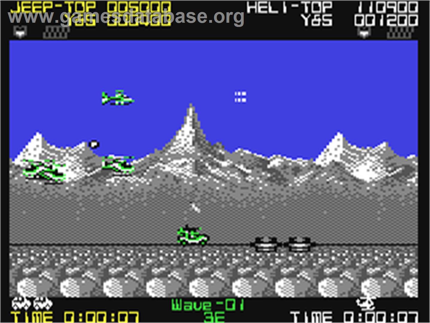 Silkworm - Commodore 64 - Artwork - In Game