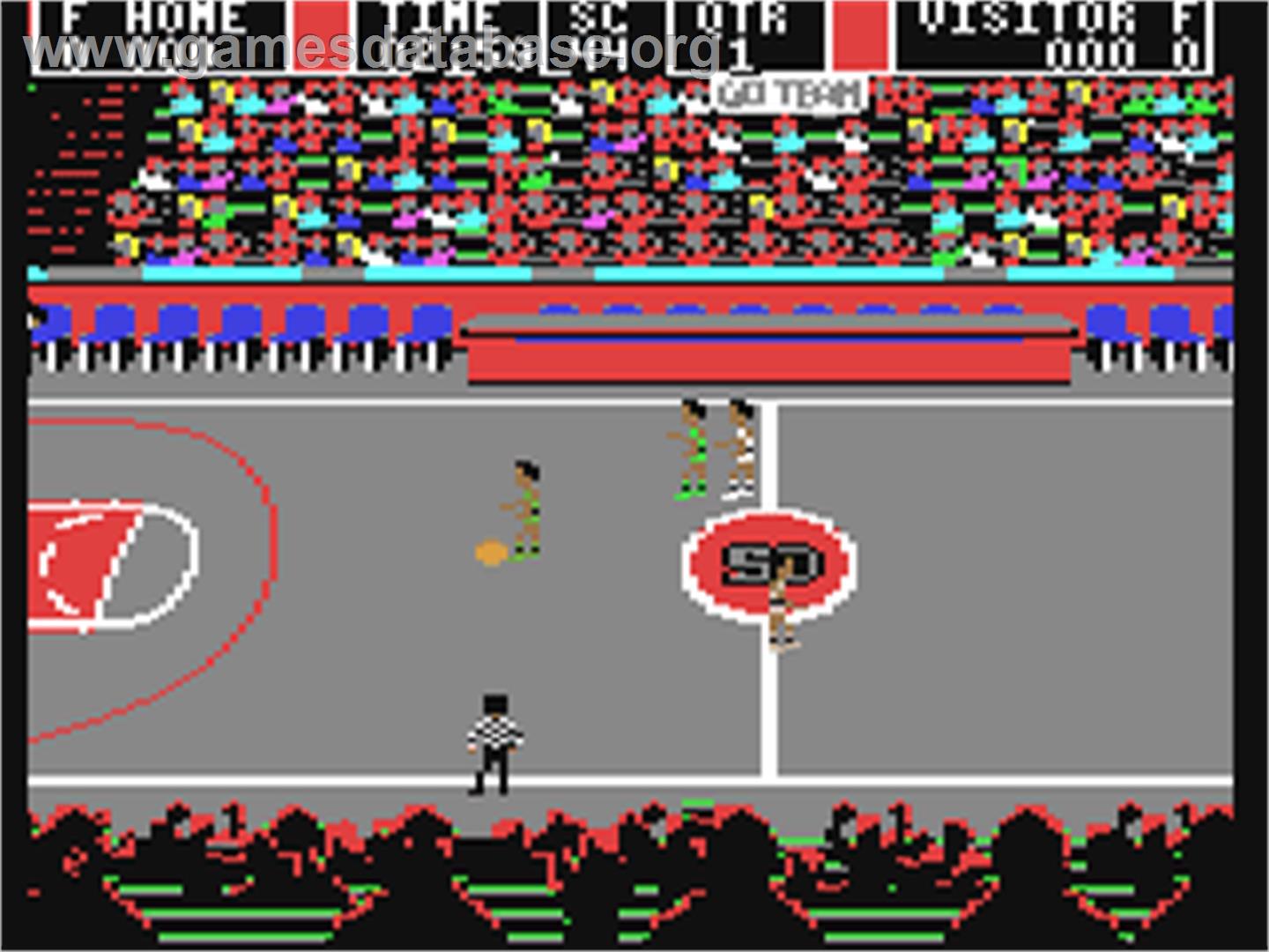 Slam-Dunk - Commodore 64 - Artwork - In Game