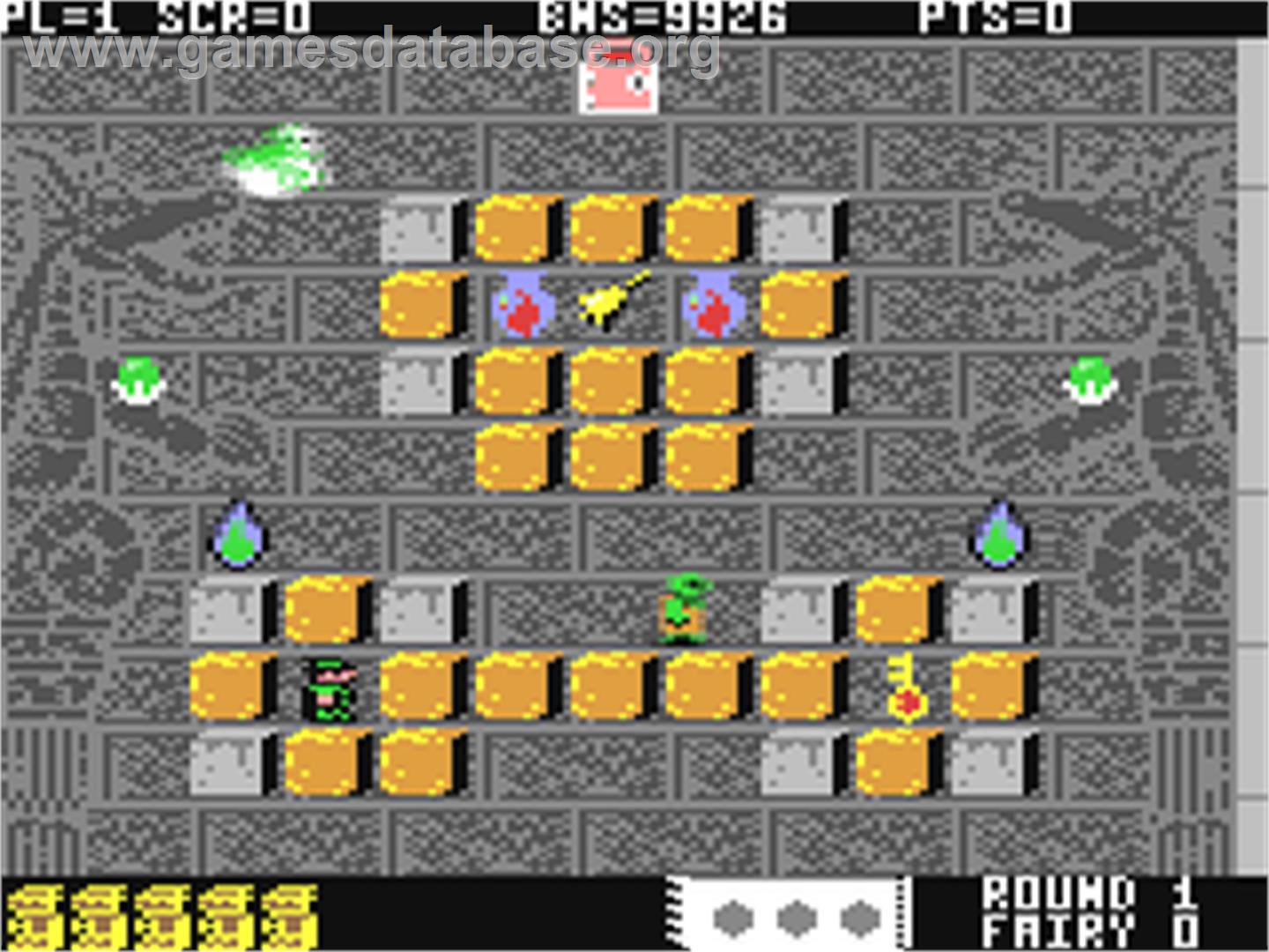 Solomon's Key - Commodore 64 - Artwork - In Game