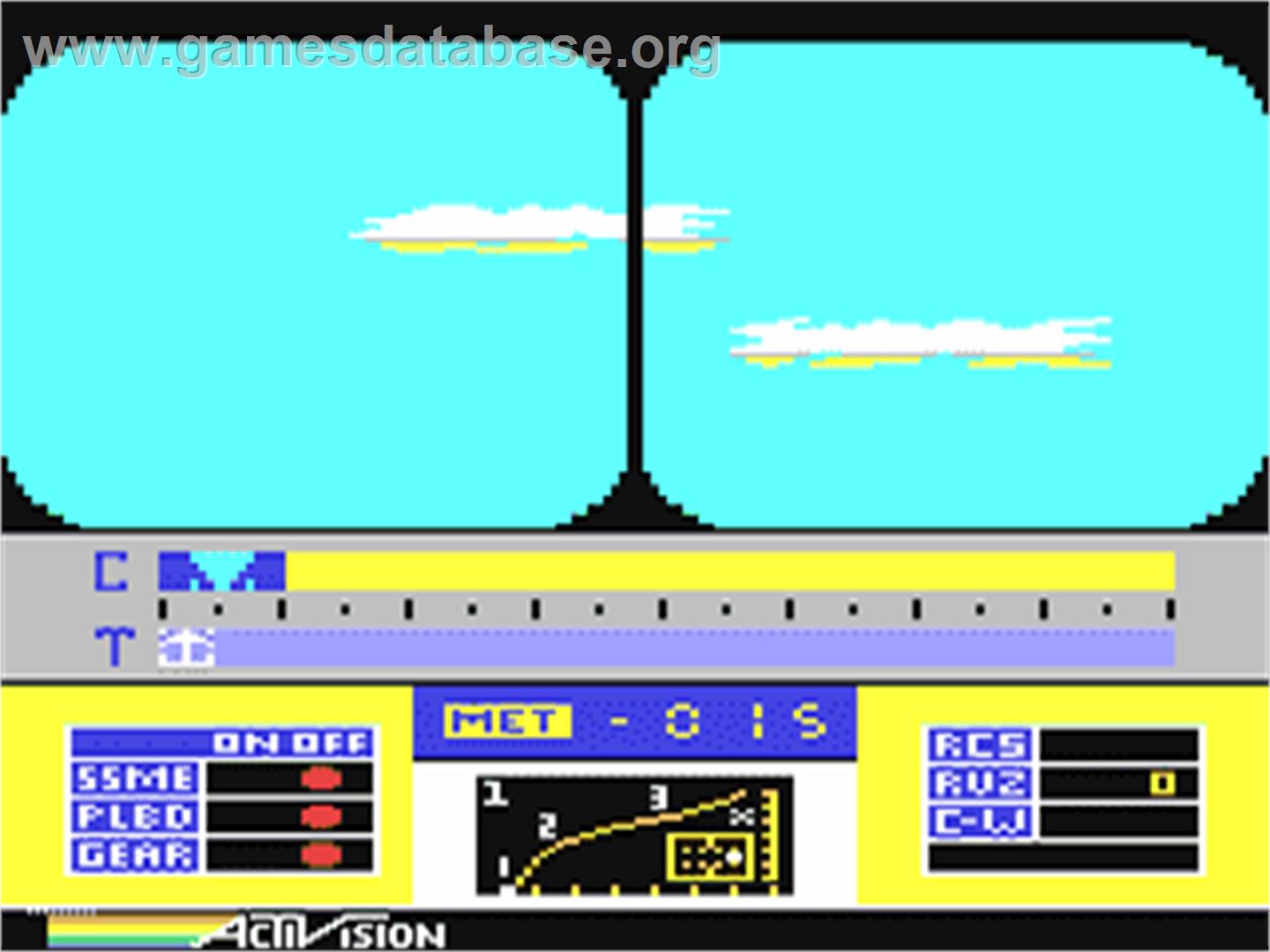 Space Shuttle: A Journey into Space - Commodore 64 - Artwork - In Game