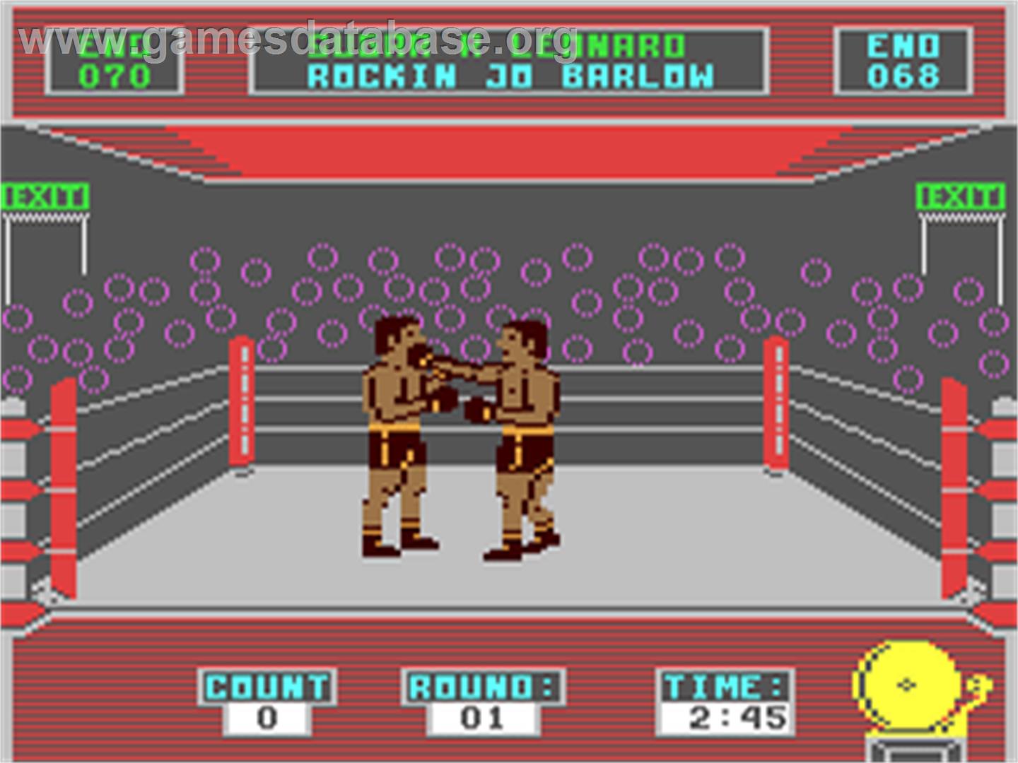 Star Rank Boxing - Commodore 64 - Artwork - In Game