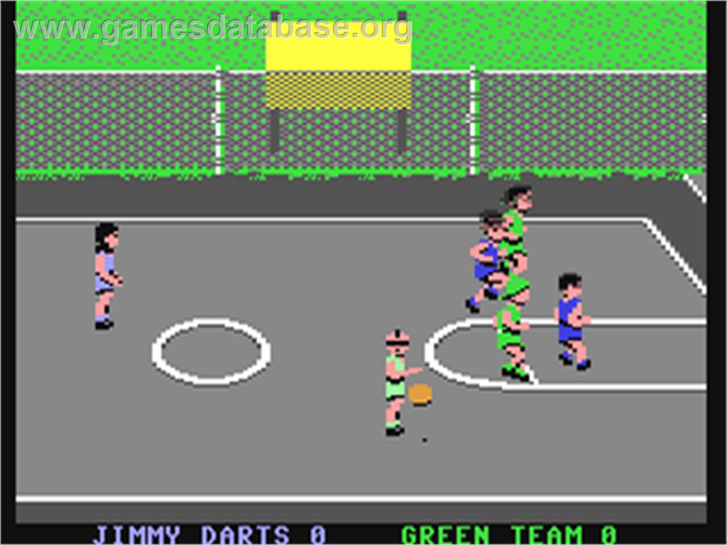 Street Sports Basketball - Commodore 64 - Artwork - In Game