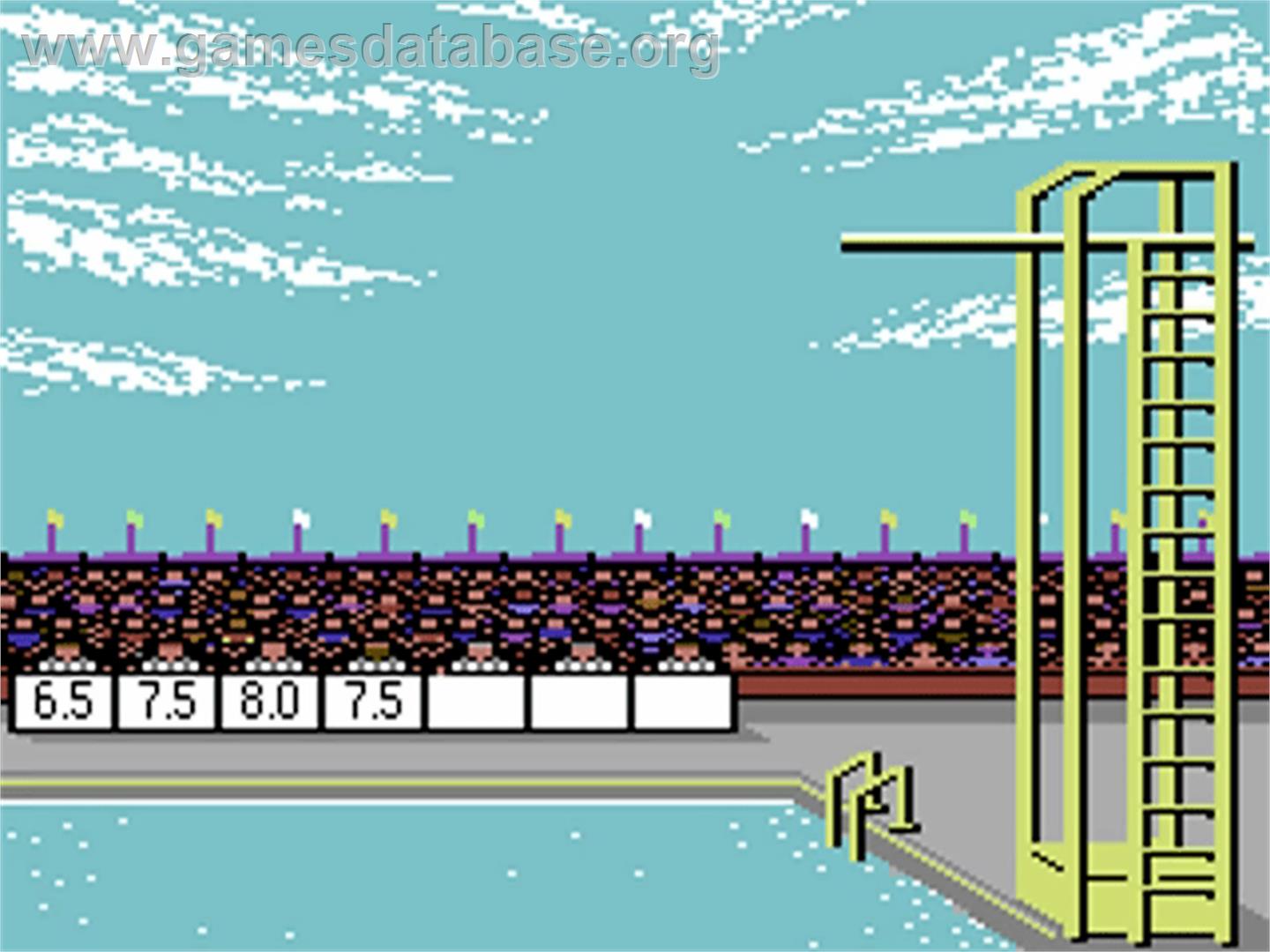 Summer Games - Commodore 64 - Artwork - In Game