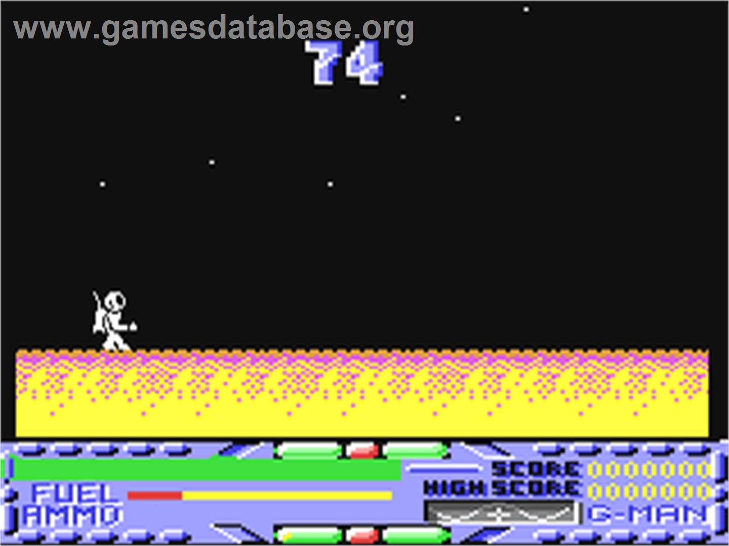 Super G-Man - Commodore 64 - Artwork - In Game