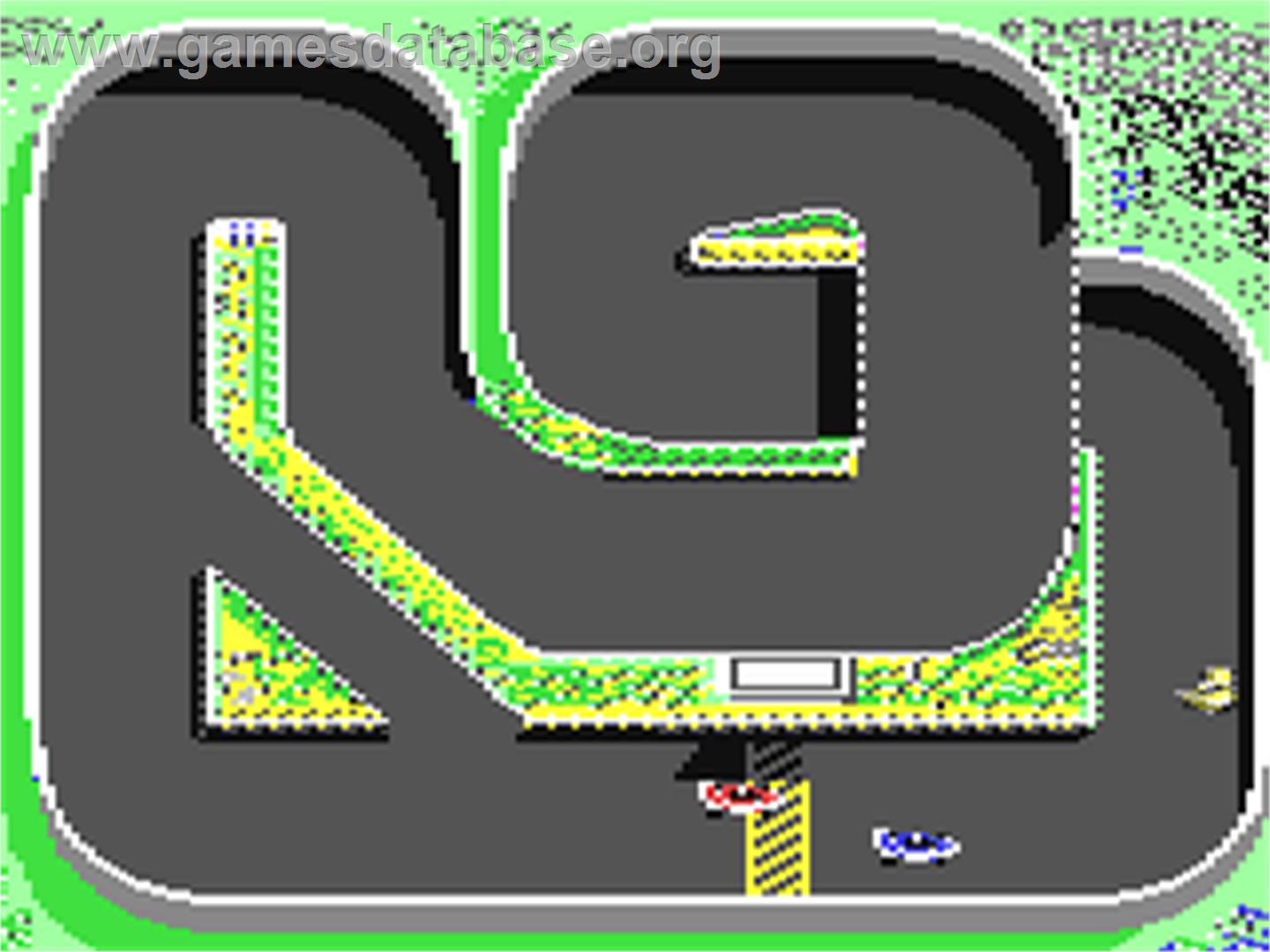 Super Sprint - Commodore 64 - Artwork - In Game