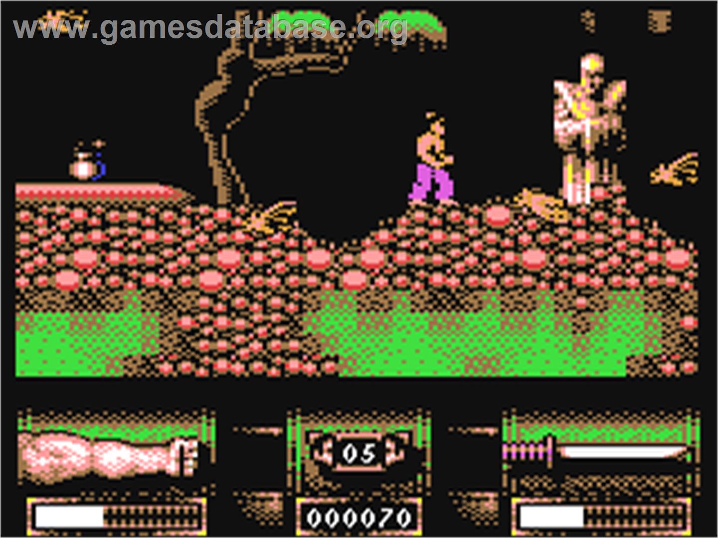 The First Samurai - Commodore 64 - Artwork - In Game
