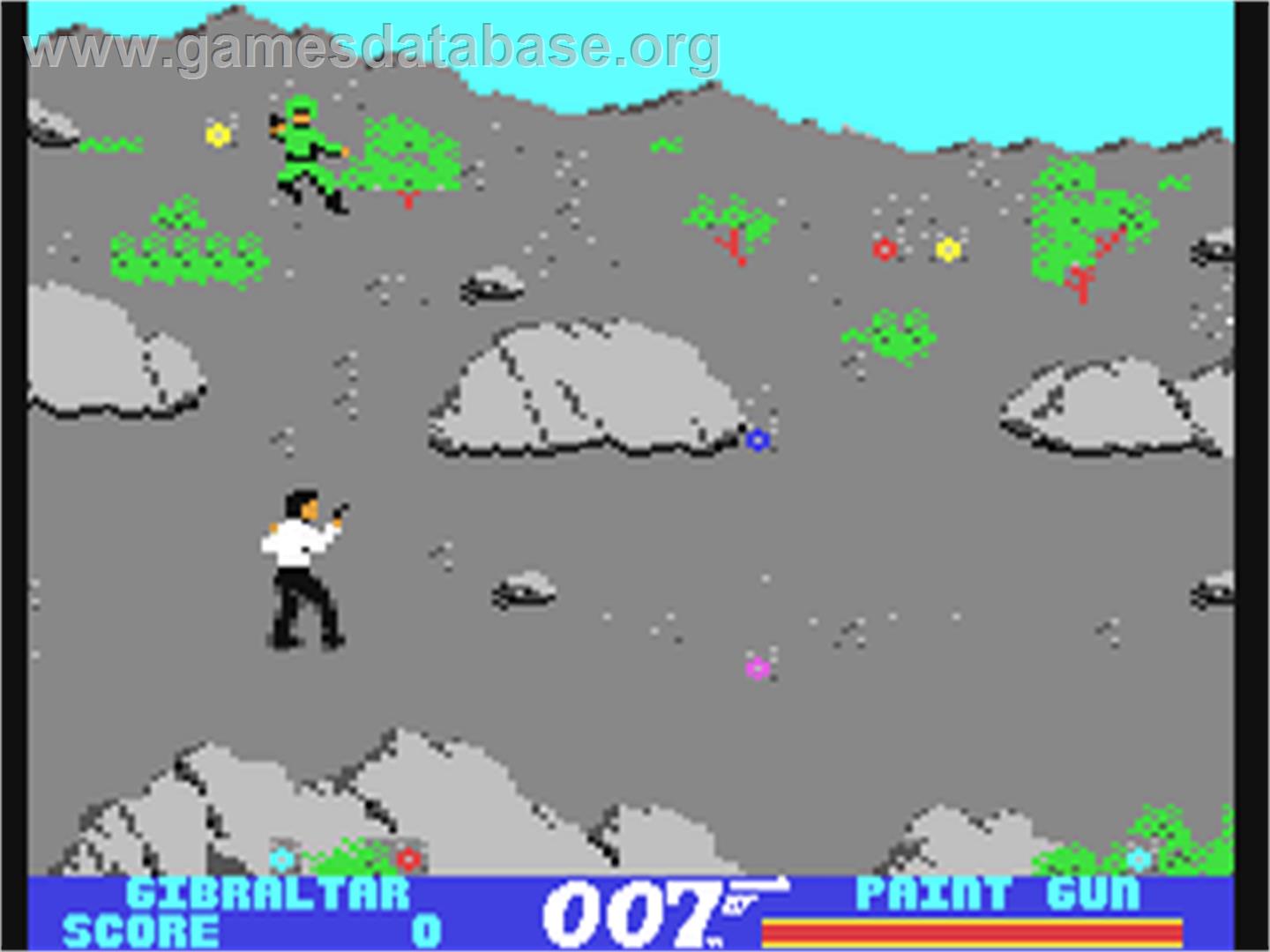 The Living Daylights - Commodore 64 - Artwork - In Game