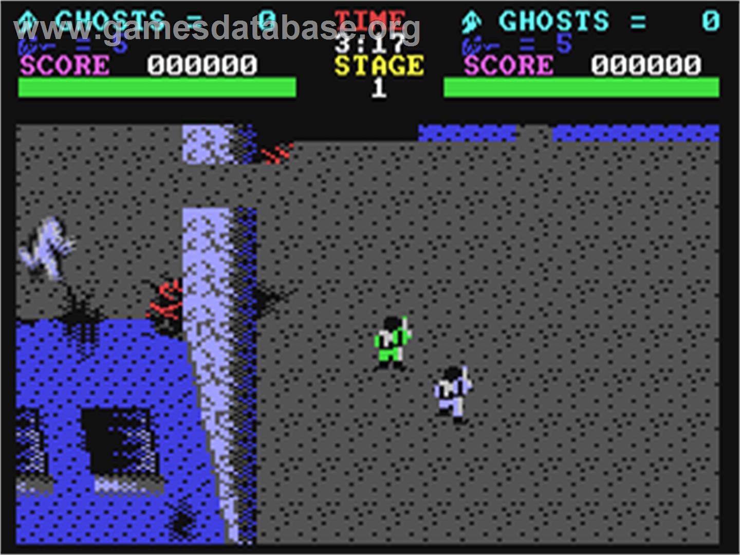 The Real Ghostbusters - Commodore 64 - Artwork - In Game